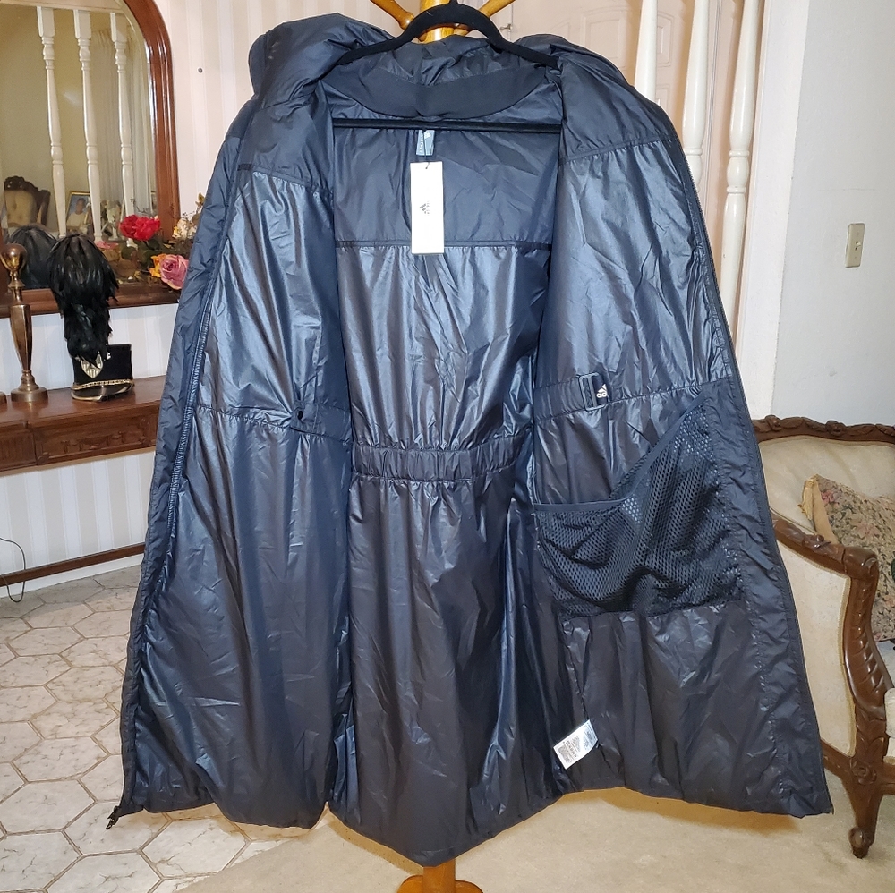 Adidas Stella Mccartney Quilted Long Jacket - Picture 4 of 16